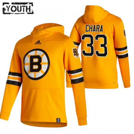 Boston Bruins Zdeno Chara 33 2020-21 Reverse Retro Chandails à capuchon - Enfant